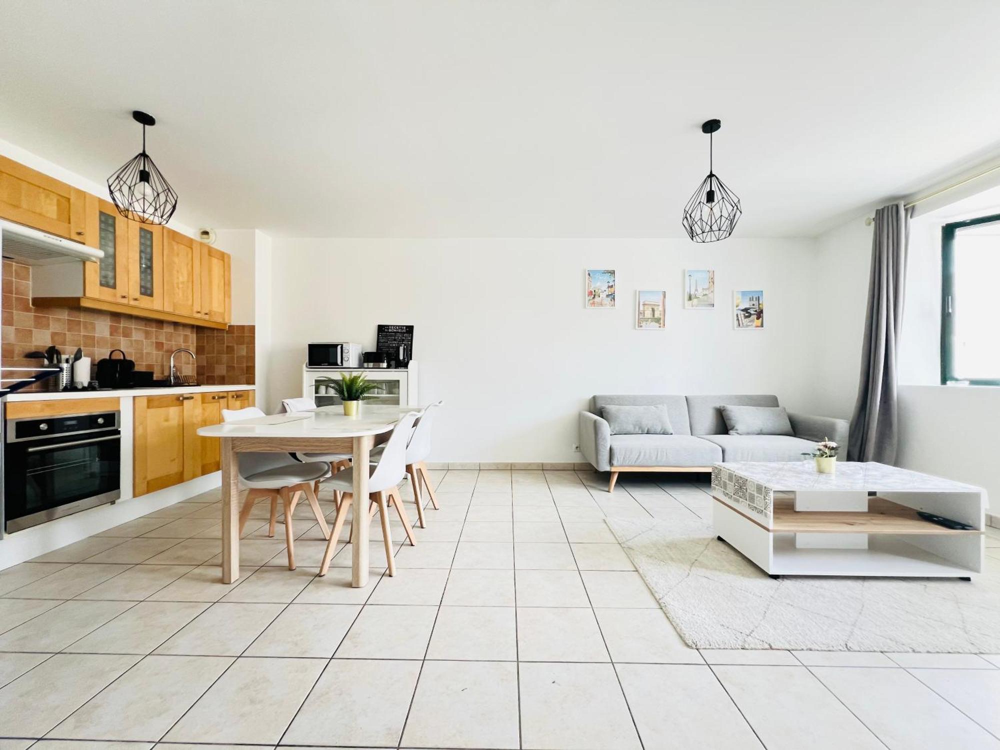 Appartement Coquelicot 25Km Paris Et Disney Pontault-Combault Kültér fotó